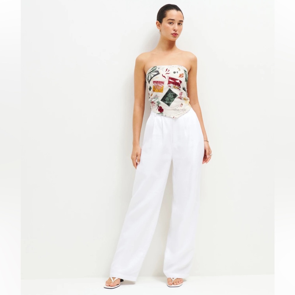 Reformation Dillon Linen Top